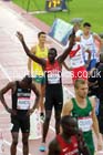 David Rudisha (Kenya) before the start of the 800 metres at the Commonwealth Games, Glasgow. Photo: David T. Hewitson/Sports for All Pics